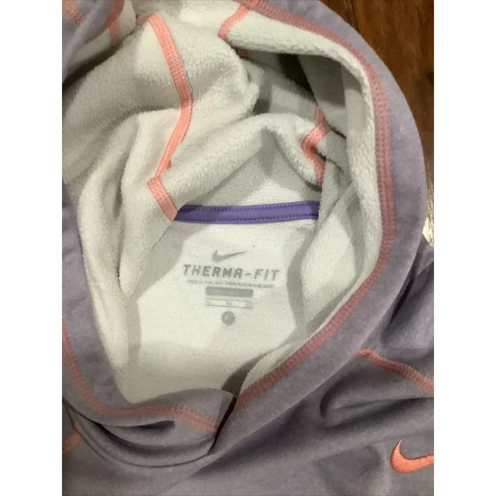 Nike Therma-Fit Women's Pullover Hoodie Sweatshirt Light Purple XL